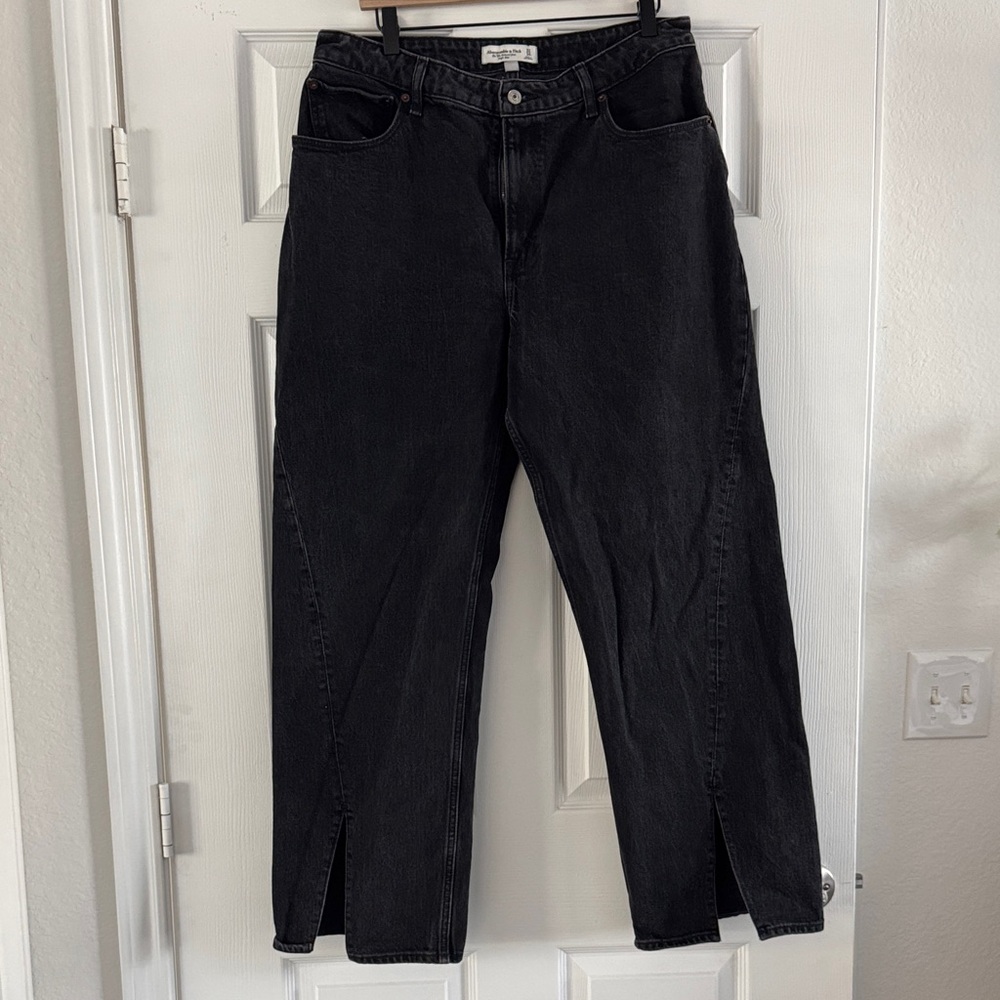 Abercrombie & Fitch Black Flare Jeans